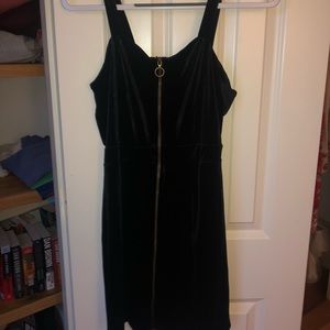 Velvet black dress